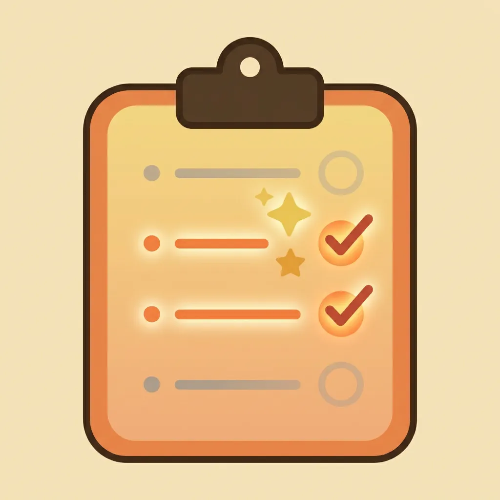 Smart clipboard highlighting the important GI tracking details